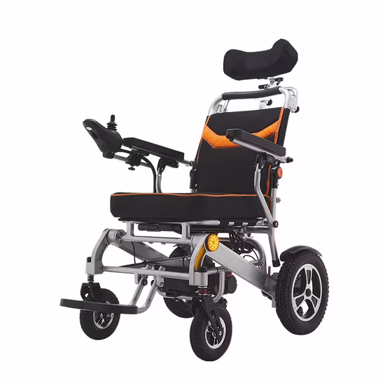 High Back Comfortable Reclining Electric Wheelchair for Elderly Disabled