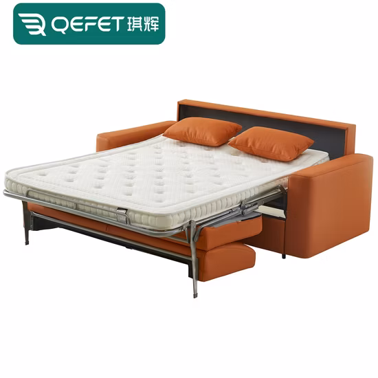 Schlafzimmermöbel, Doppelschlafsofa, bequemes Vollschwamm-Sofa im neuen Design, klappbares Stoffsofa mit Bett