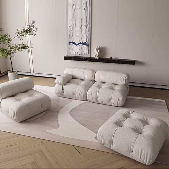 Moderne, individuell anpassbare modulare Möbelsofas aus Stoff, Heim-Sofagarnitur, Möbel-Wohnzimmer