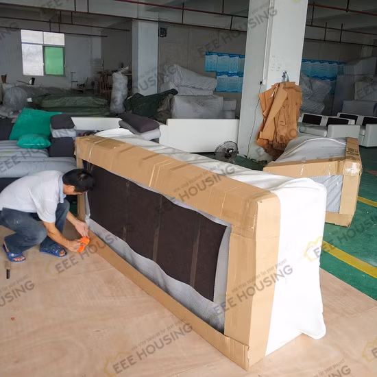 China Factory Supply Modernes Luxus-Wohnzimmersofa, Sofagarnitur mit Chaiselongue, modernes Wohnzimmer-Ecksofa aus Leder in L-Form